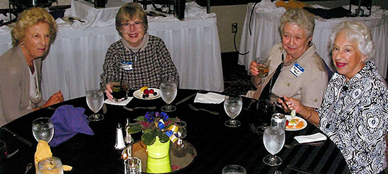From left: Doreen Ramage, Sharon Westin, Sheila Reid and Norma Wilskie